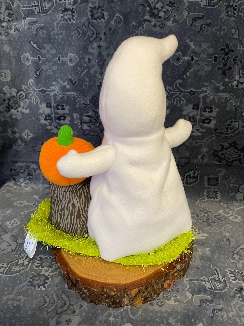 Hallmark Halloween Spooky Animated Singing Plush Ghost Pumpkin